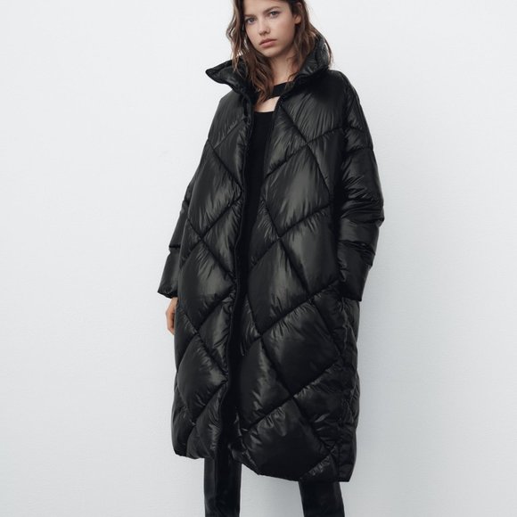 Zara Jackets \u0026 Coats | New Zara Water Repellent Puffer Coat | Color: Black | Size: M-L | Amazing031357's Closet